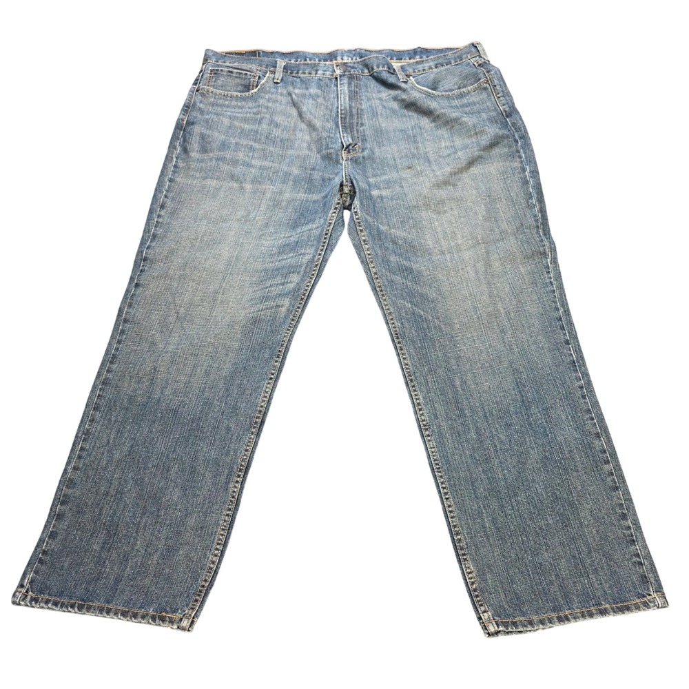Levis 559 Relaxed Straight Denim Jeans Men's 48x32 Blue Medium Wash Water Less